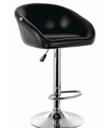 CADI BAR STOOL - ROUND SEAT WITH BACK
