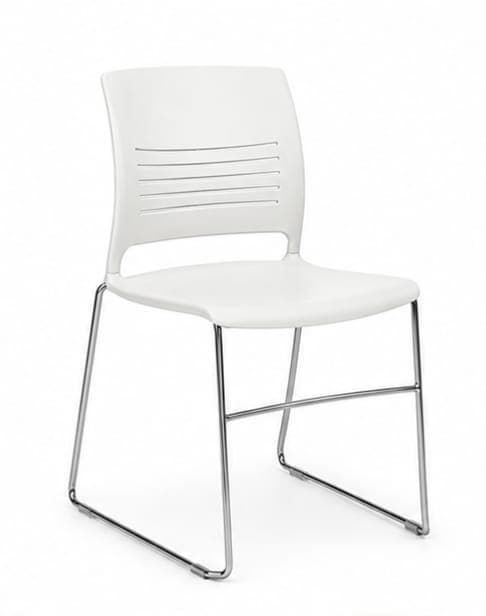 Cadi Gamma Sledge Chair - White