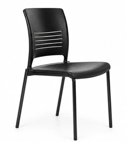 Cadi Gamma Visitor Chair - Black