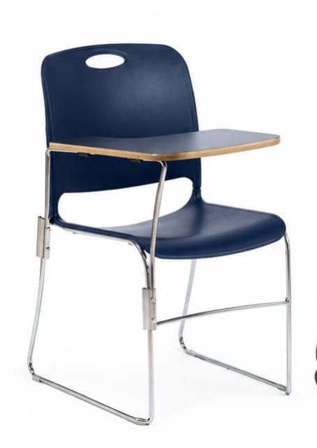 Cadi Mistro Student Writing Pad Chair - Blue