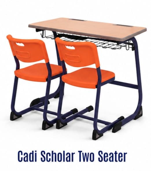 Cadi Scholar Two Seater School Desk