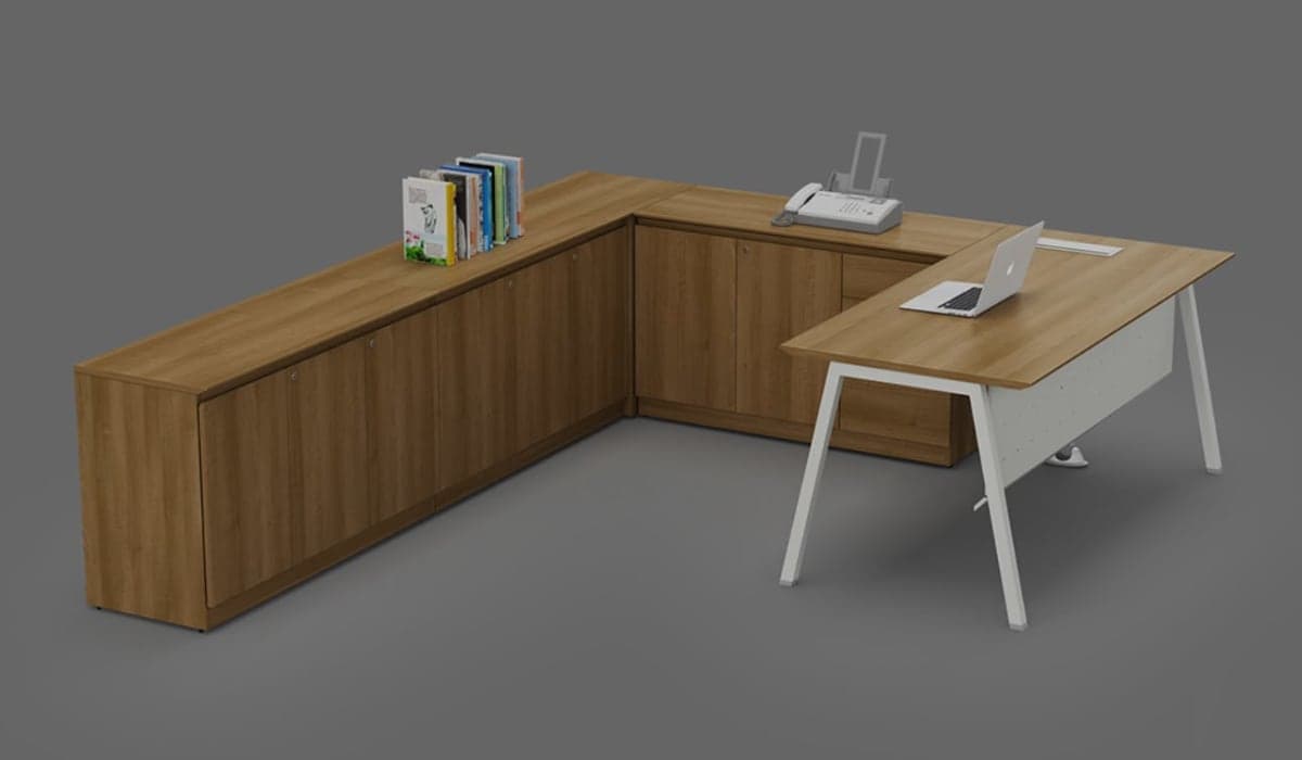 CADI Executive Workstation Desk with Storage