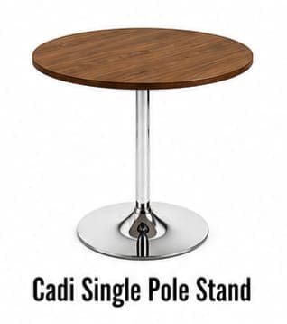 Cadi Single Pole Stand Table